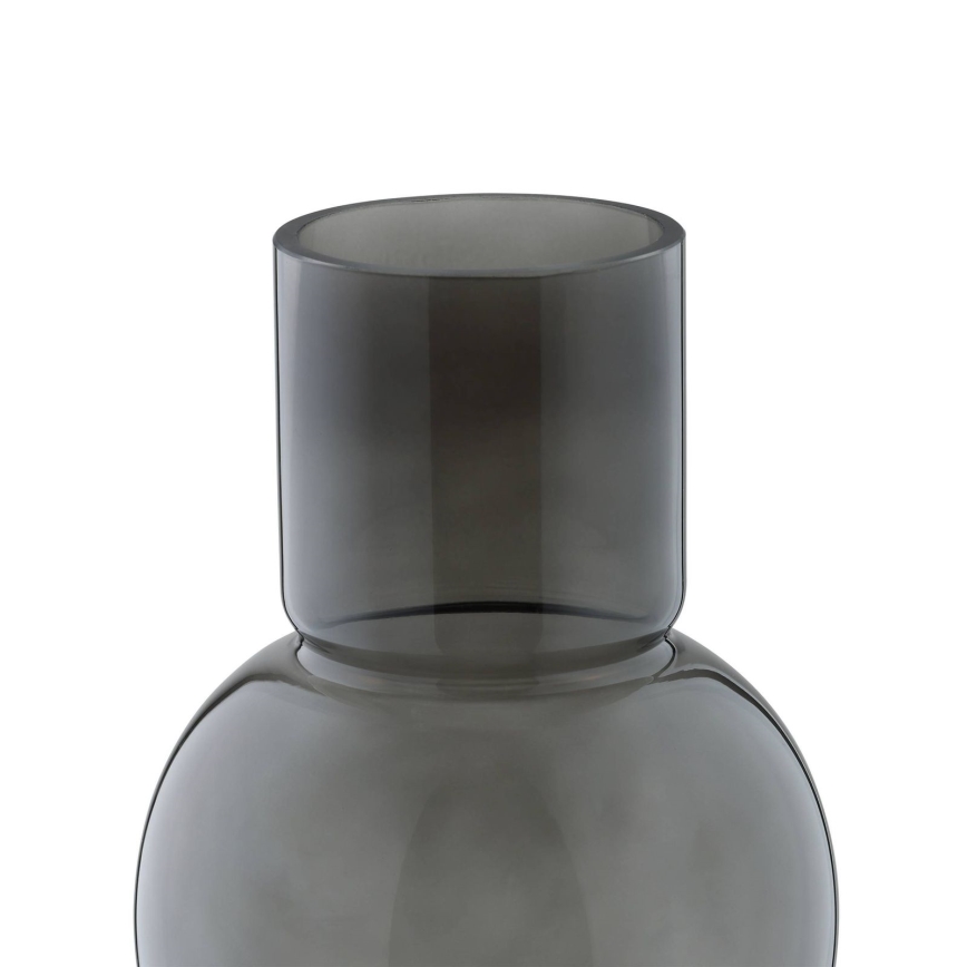 Eglo - Jarrón de cristal 28x15,5 cm negro