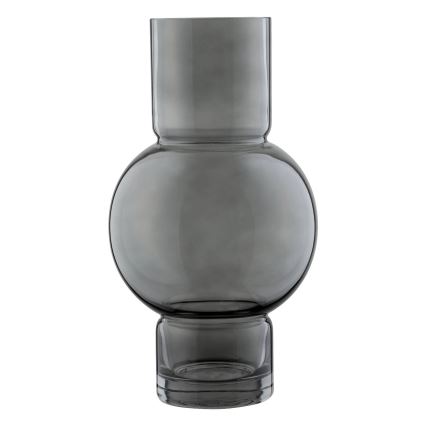 Eglo - Jarrón de cristal 28x15,5 cm negro