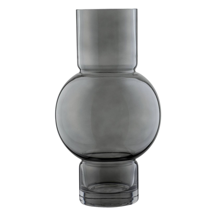 Eglo - Jarrón de cristal 28x15,5 cm negro