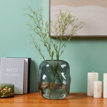 Eglo 421239 - Jarrón de vidrio MAROSAVA 23x20 cm negro/ahumado