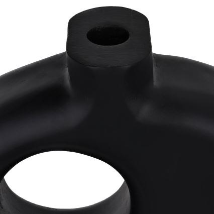 Eglo - Jarrón de madera 18x25,5 cm negro