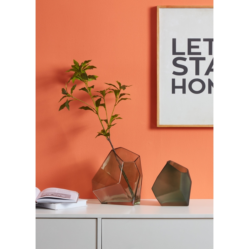 Eglo 421348 - Jarrón de vidrio CLONONY 23,5x15x21,5 cm verde