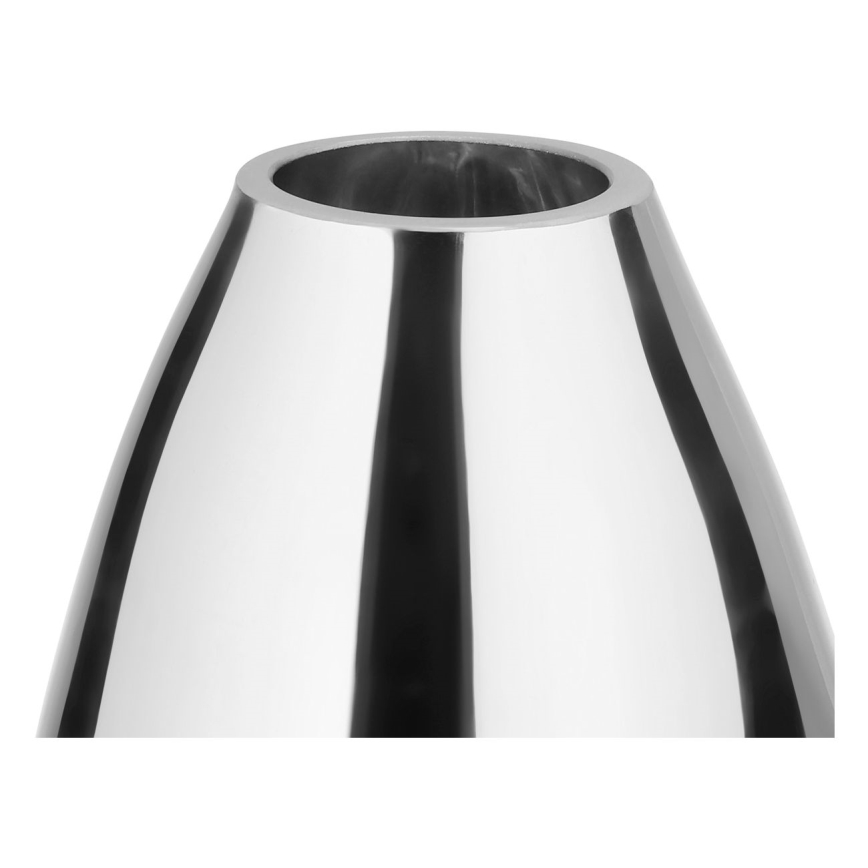 Eglo 421682 - Jarrón de vidrio XIPORAI 28,5 x 14,5 cm cromado brillante