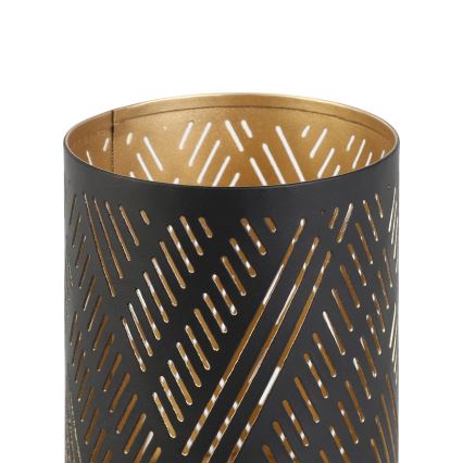 Eglo - Candelabro 10x7,5 cm negro/dorado