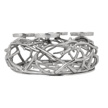 Eglo - Candelabro 13,5x35 cm plata