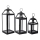 Eglo 422078 - SET 3x Linterna DAPITAN negro