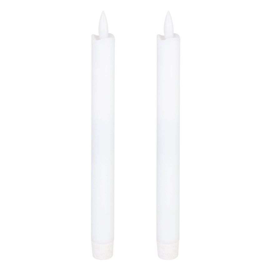 Eglo - SET de 2 Velas LED LED/1xAAA 24,5 cm blanca