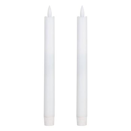 Eglo - SET de 2 Velas LED LED/1xAAA 24,5 cm blanca