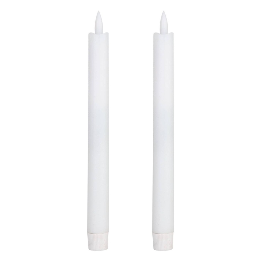 Eglo - SET de 2 Velas LED LED/1xAAA 24,5 cm blanca