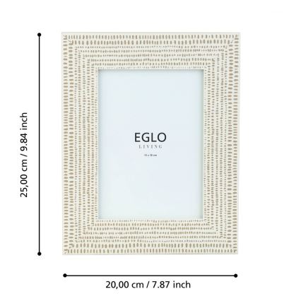 Eglo - Marco de fotos 13x18 cm color crema