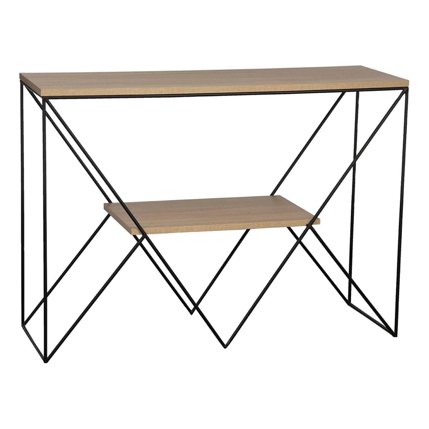 Eglo 424016 - Mesa auxiliar OTAWARA 77x106 cm marrón/negro