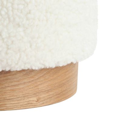 Eglo - SET 2x Taburete diá. 30,5/37 cm blanco