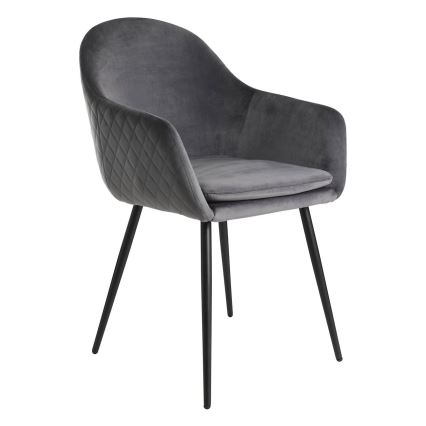 Eglo - Silla de comedor 87,5x58,5 cm gris