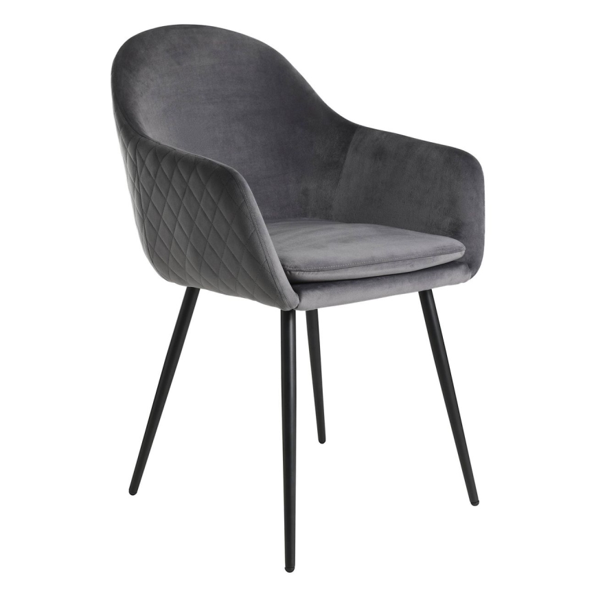 Eglo - Silla de comedor 87,5x58,5 cm gris