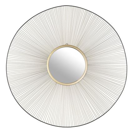 Eglo - Espejo de pared diá. 76 cm dorado/negro