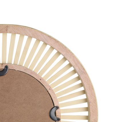 Eglo 425037 - Espejo de pared MITSUKE, diámetro 40 cm, bambú