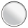 Eglo 425042 - Espejo de pared BANI, diámetro 31 cm, negro