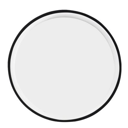 Eglo 425042 - Espejo de pared BANI, diámetro 31 cm, negro