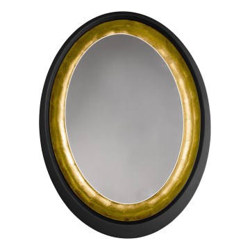 Eglo 425061 - Espejo de pared BONTANG 80x60 cm negro/dorado