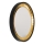 Eglo 425062 - Espejo de pared BONTANG Ø 90 cm negro/dorado