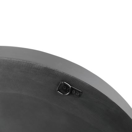 Eglo 425062 - Espejo de pared BONTANG Ø 90 cm negro/dorado