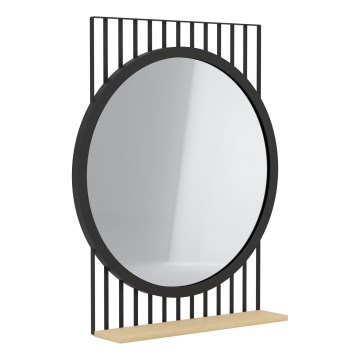 Eglo 425065 - Espejo HUNWICK 45,4x57 cm negro/tilo