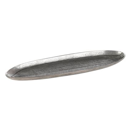 Eglo - Bandeja decorativa 16,5x54 cm plata