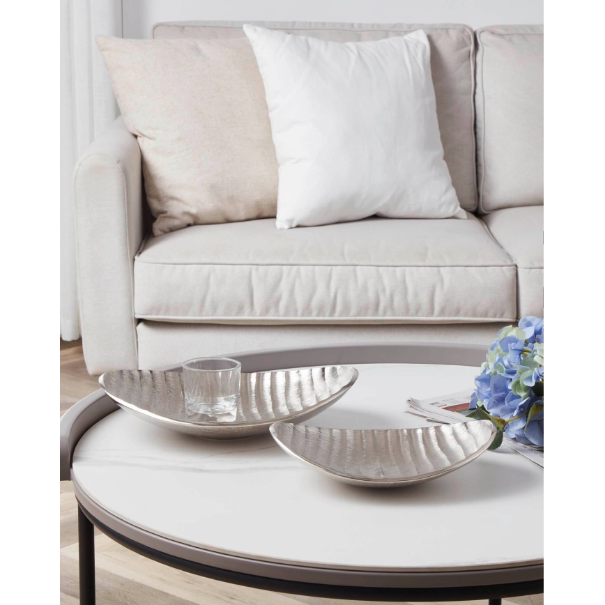 Eglo - Bandeja decorativa 23,5x32,5 cm plata