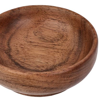 Eglo - Cuenco de madera diá. 10 cm marrón