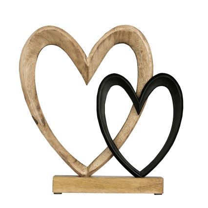 Eglo - Decoración 27x25 cm marrón/negro