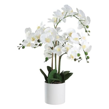 Eglo - Planta artificial en una maceta 65x50 cm orquídea