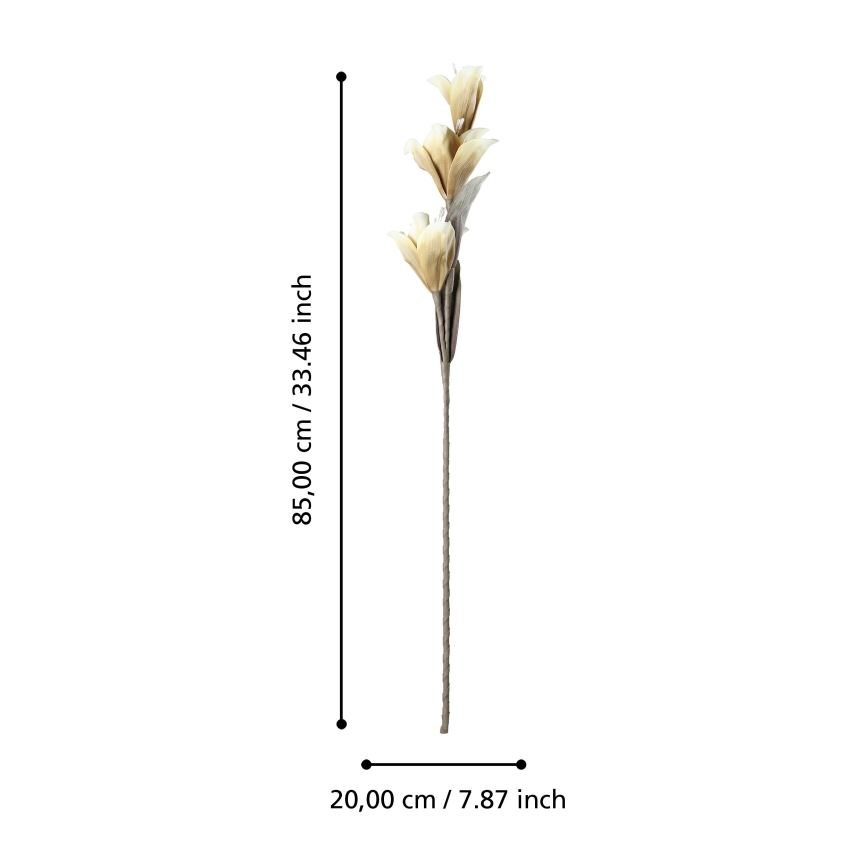 Eglo - Flor artificial 85 cm amarillo