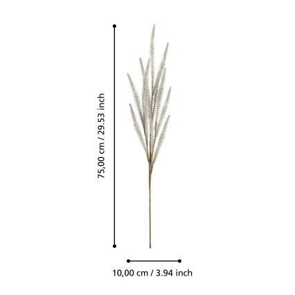 Eglo - Flor artificial 75 cm dorado