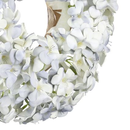 Eglo 428206 - Corona de flores artificiales SOLVANG d. 35 cm azul