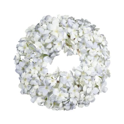 Eglo 428206 - Corona de flores artificiales SOLVANG d. 35 cm azul