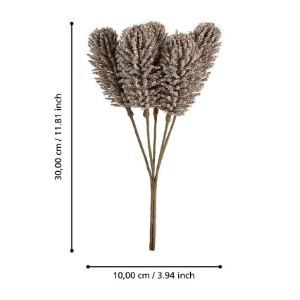 Eglo - Flor artificial 30 cm beige