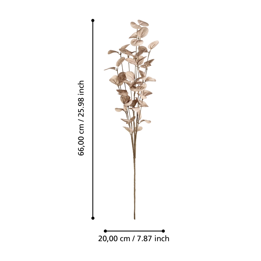 Eglo - Flor artificial 66 cm beige