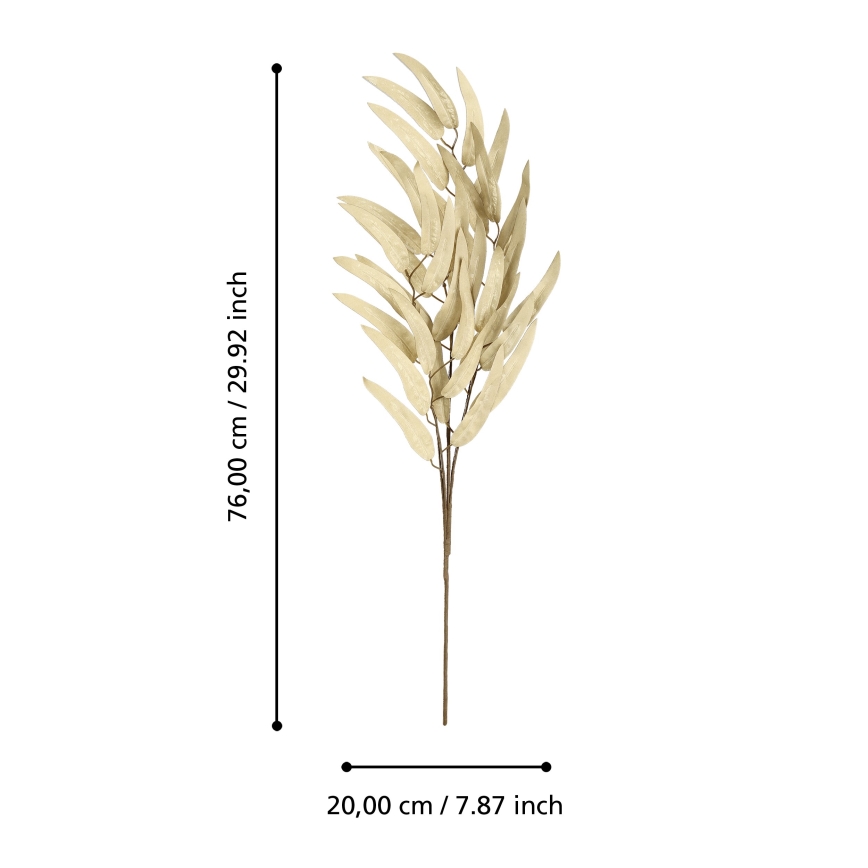 Eglo - Flor artificial 76 cm beige