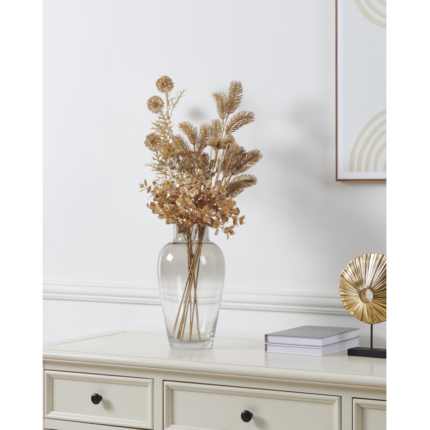 Eglo - Flor artificial 58,5 cm dorado