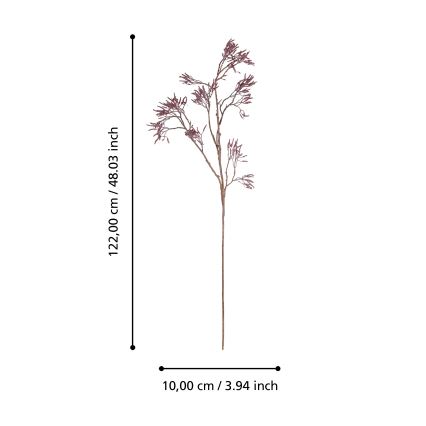 Eglo - Flor artificial 122 cm morada