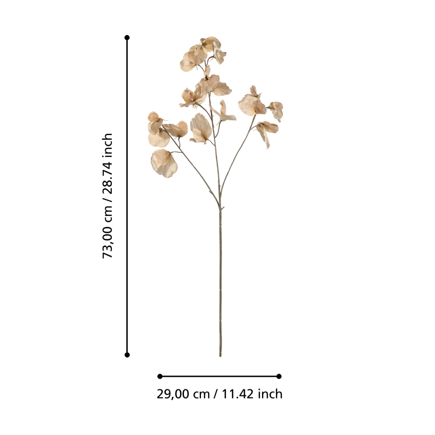 Eglo - Flor artificial 73 cm beige