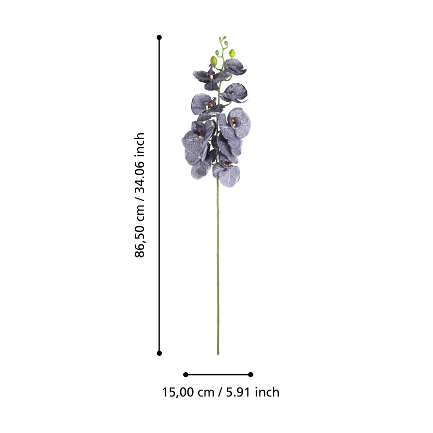 Eglo - Flor artificial 86,5 cm morada