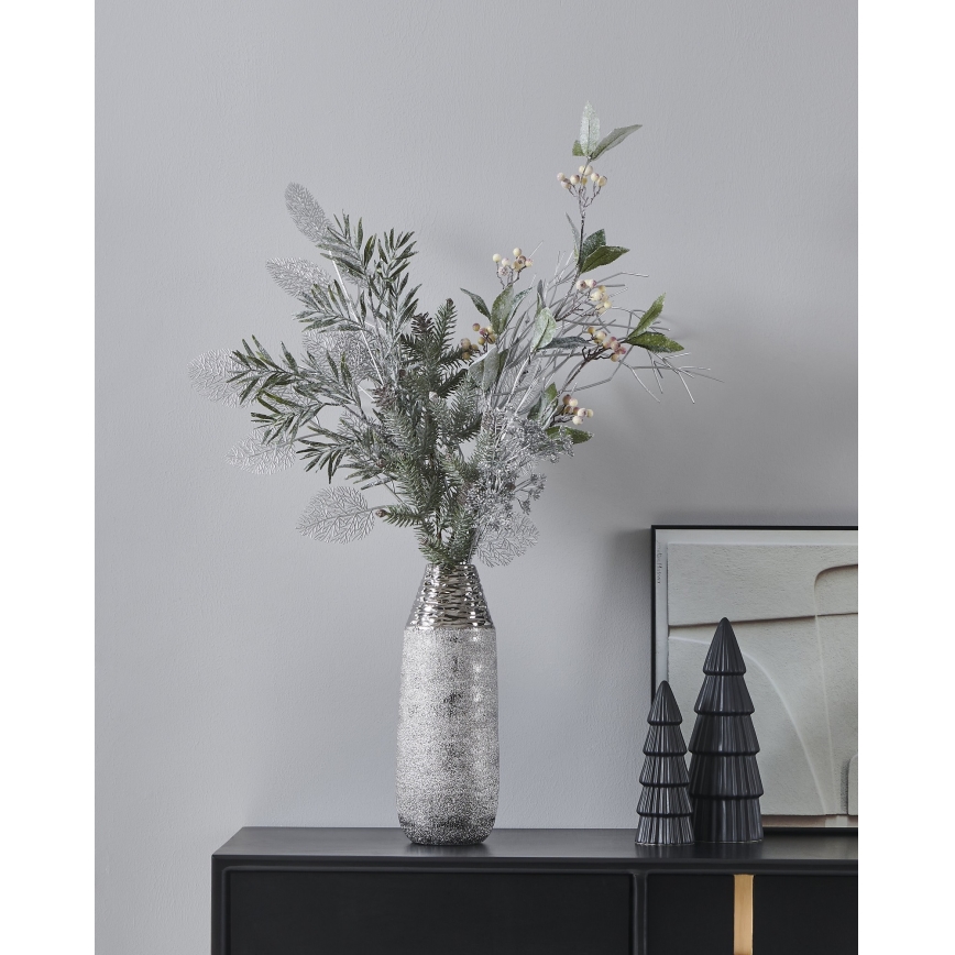 Eglo - Flor artificial 94 cm color crema/Verde