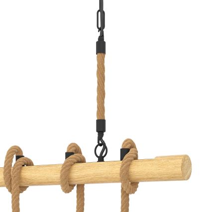 Eglo 43318 - Lámpara de araña con cadena YOUNGSTOWN 4xE27/40W/230V