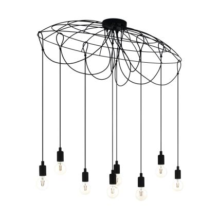 Eglo - Lámpara colgante 8xE27/40W/230V