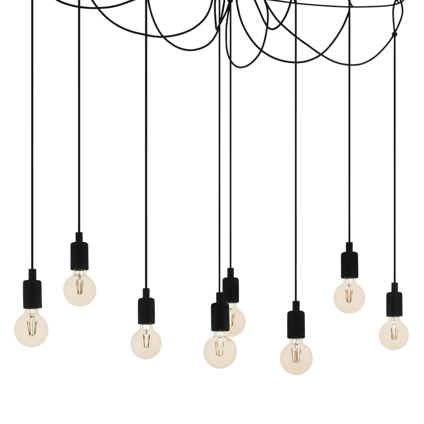 Eglo - Lámpara colgante 8xE27/40W/230V