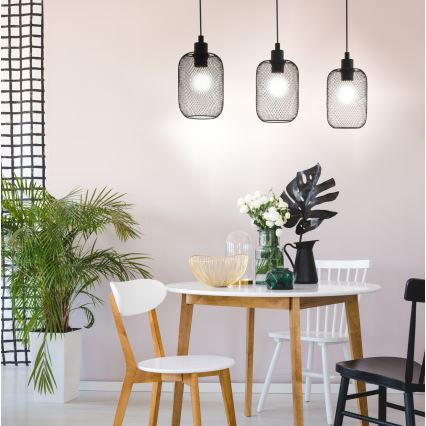 Eglo - Lámpara colgante 3xE27/60W/230V