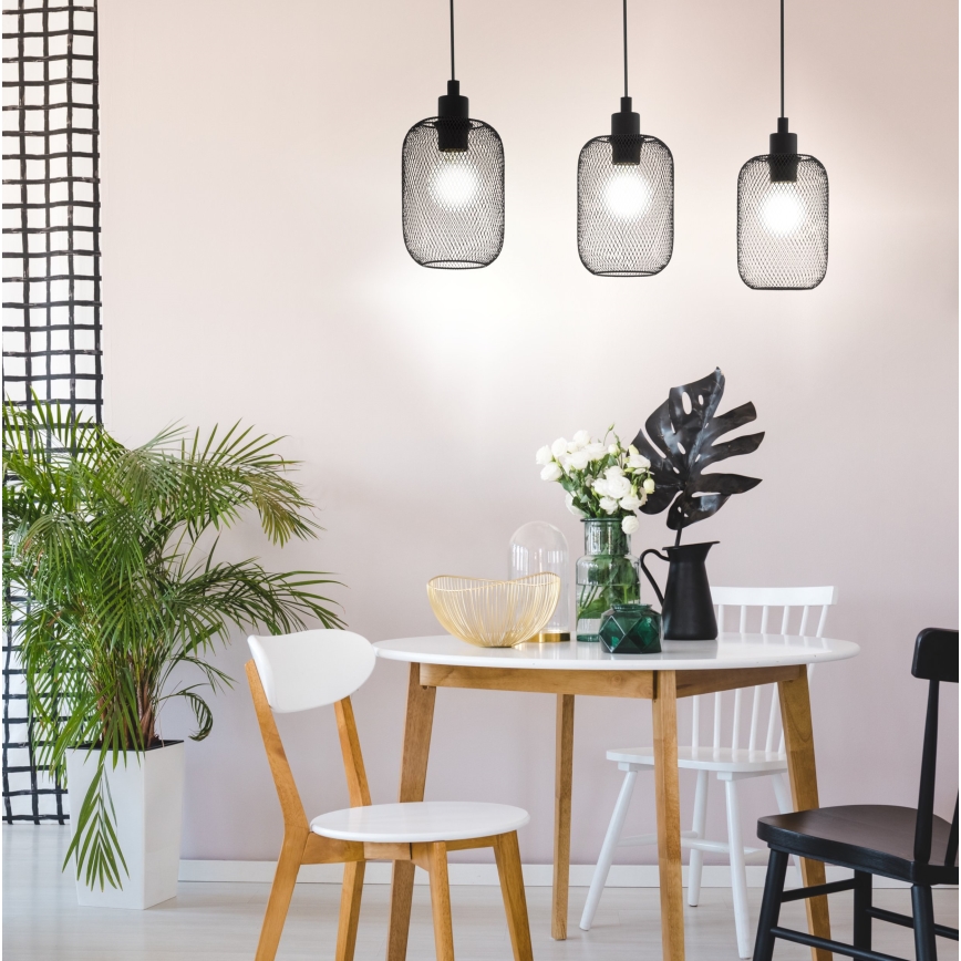 Eglo - Lámpara colgante 3xE27/60W/230V