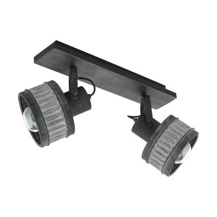Eglo 43445 - Lámpara de focos TURROCK 2xE27/28W/230V
