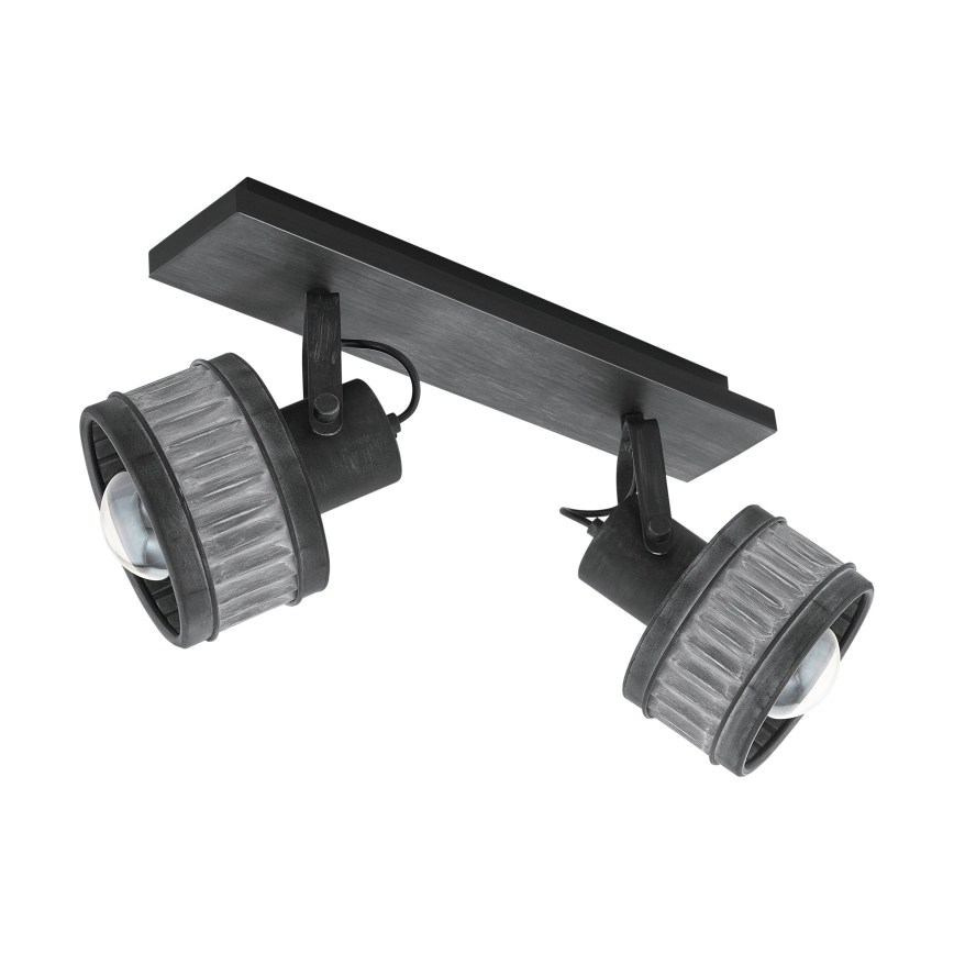 Eglo 43445 - Lámpara de focos TURROCK 2xE27/28W/230V